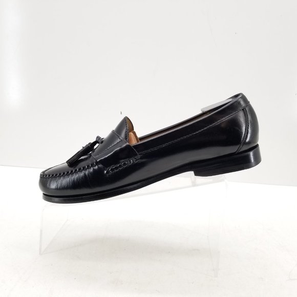 Cole Haan Mens Black Leather Tassel Career Dress Shoes Size 8.5 EEE - Picture 3 of 8
